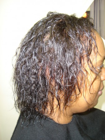 2 - Cabelo afro danificado